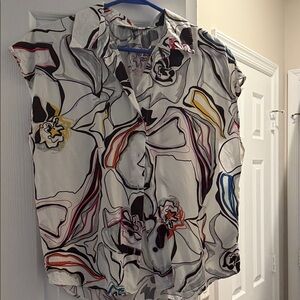 Liverpool Los Angeles Button Down Blouse